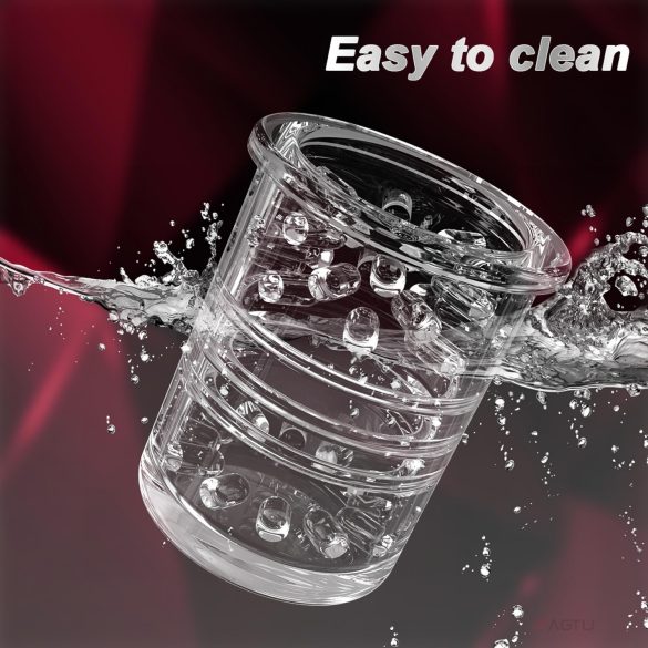 AlvUp - masturbátor s rotační funkcí a přírazem - černý