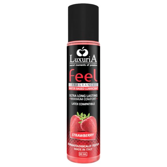 LuxuriA Feel Strawberry - jahodové lubrikantní gel 60ml