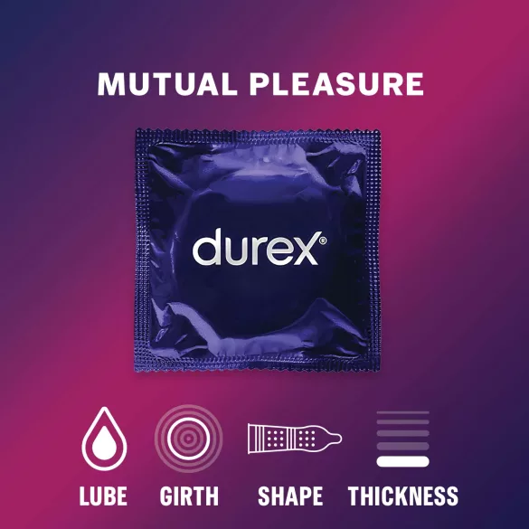 Durex Mutual Pleasure - zpožďovací kondom (3 ks)