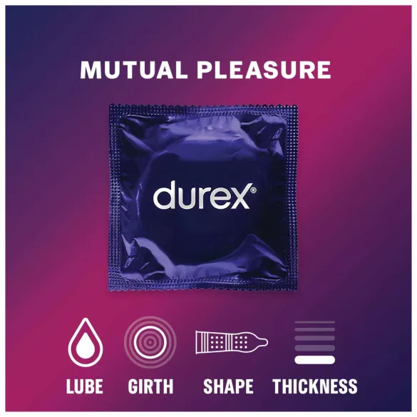 Durex Mutual Pleasure - zpožďovací kondom (3 ks)
