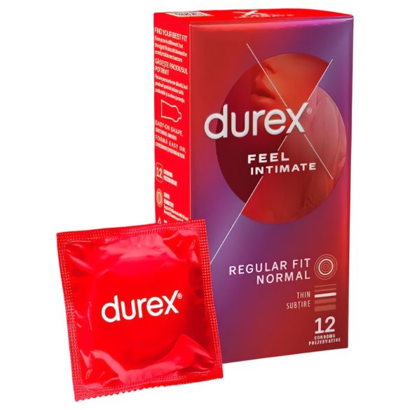 Durex Feel Intimate - tenké kondomy - 12 ks
