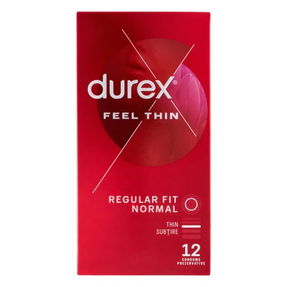 Durex Feel Thin - ultra tenké kondomy - realistický pocit - 12 ks