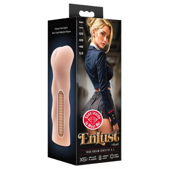 Enlust Cassie - umělý zadeček - realistické obrázky - přírodní barva