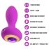 Oh My Gem – vibrační anální kolík s drahokamem (fialový)