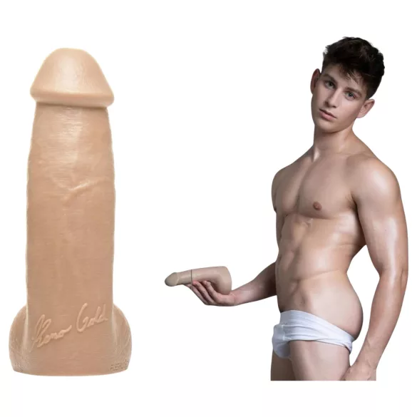 Fleshjack Reno Gold - realistický dildo - naturální barva