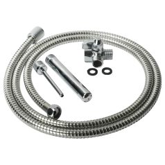   Shower Enema - hliníková intimní sprchová sada (stříbrná)