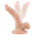 Dr. Skin 4 - realistický dildo s přísavkou, 12cm - přirozený