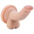 Dr. Skin 4 - realistický dildo s přísavkou, 12cm - přirozený