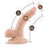 Dr. Skin 4 - realistický dildo s přísavkou, 12cm - přirozený