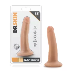   Dr. Skin - realistický dildo s přísavkou - realistická barva 14 cm