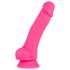 Blush Neo – dildo s přísavkou – 19 cm (růžový)