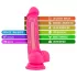 Blush Neo - realistický dildo s přísavkou - 19 cm - růžové