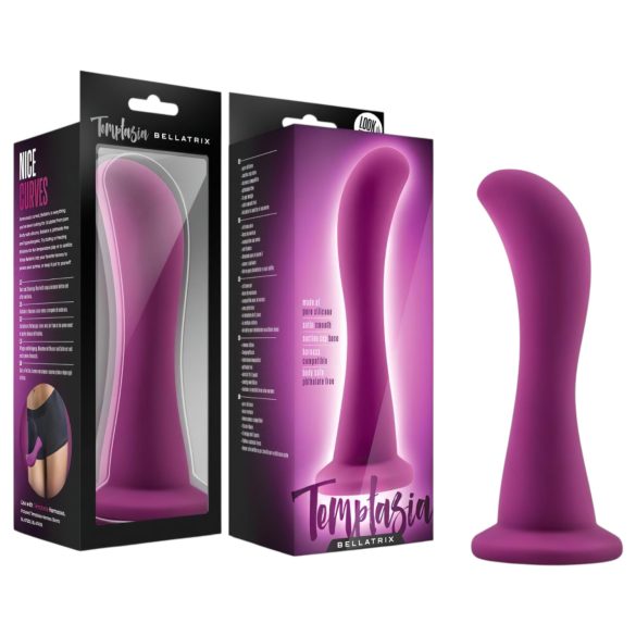 Temptasia Bellatrix - realistický dildo s přísavkou - fialová