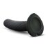 Temptasia Twist Small - přísavkový, zkroucený dildo (černý)