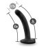 Temptasia Twist Small - přísavkový, zkroucený dildo (černý)