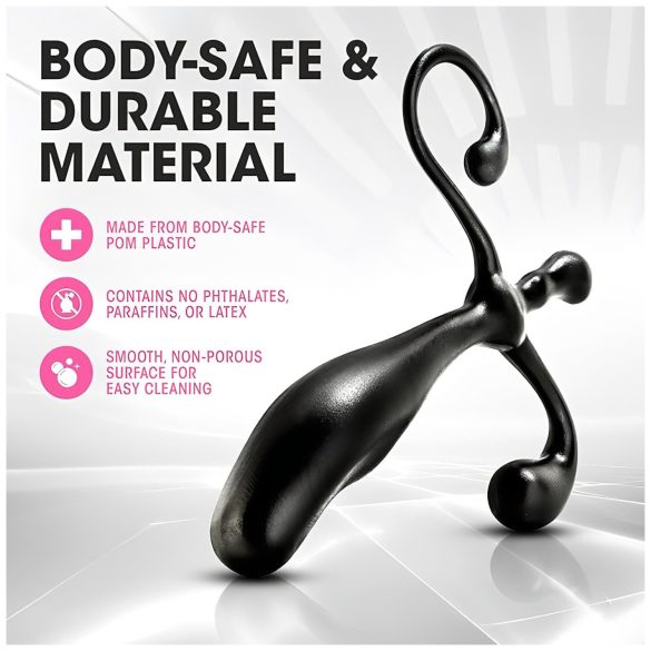 Anal Adventures - anální dildo na prostatu - černé