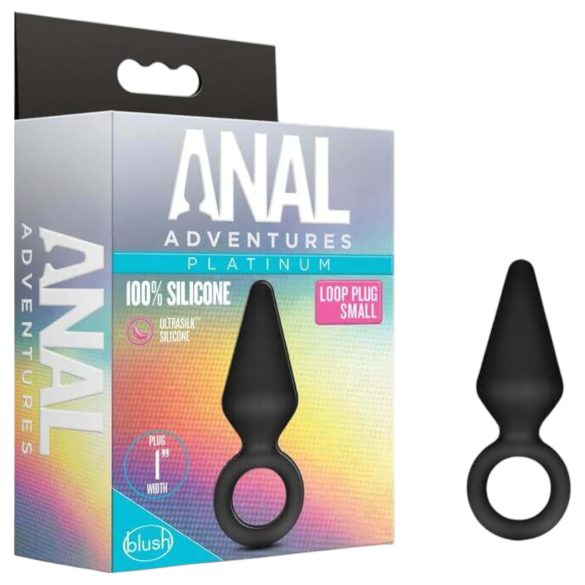 Platinové anální dobrodružství S - malý černý plug