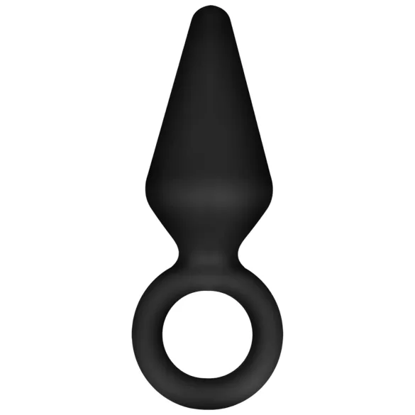 Anal Adventures Platinum S - anální kolík (černý) - malý