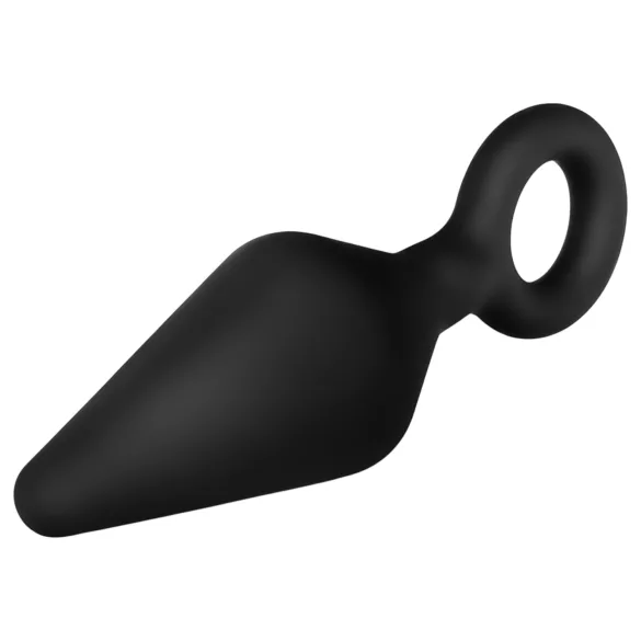 Anal Adventures Platinum S - anální kolík (černý) - malý