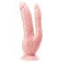 Dr. Skin 8 - Přísavné dvojité dildo (přírodní)