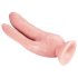 Dr. Skin 8 - Přísavné dvojité dildo (přírodní)