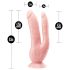 Dr. Skin 8 - Přísavné dvojité dildo (přírodní)