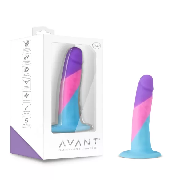 Avant - dildo s přísavkou - barevný