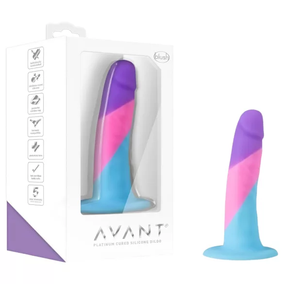 Avant - dildo s přísavkou - barevný