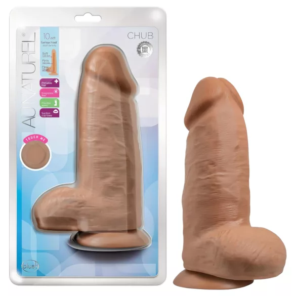 Blush Chub - realistické dildo s přísavkou - 18 cm - přírodní barva