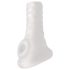 Perfect Fit Breeder - otevřený penisový návlek (10 cm) - bílý