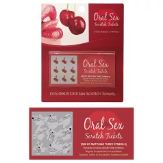Kheper Games - stírací losy na orální sex - 8 kusů