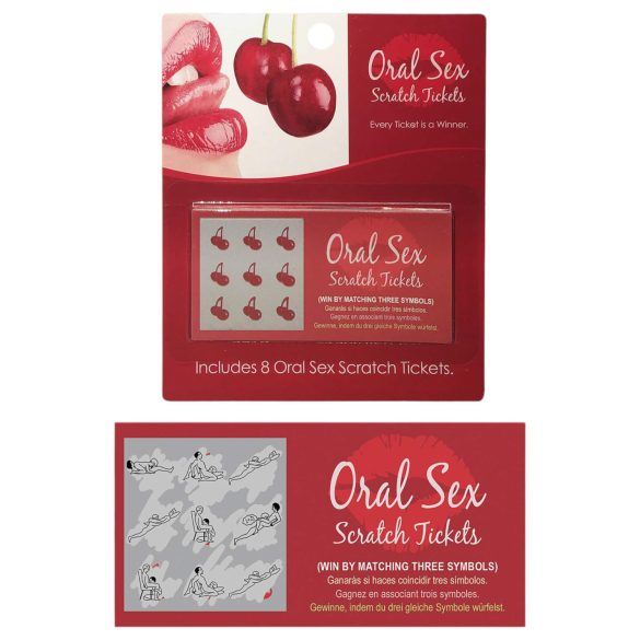 Kheper Games - orální sex stírací losy - 8 ks