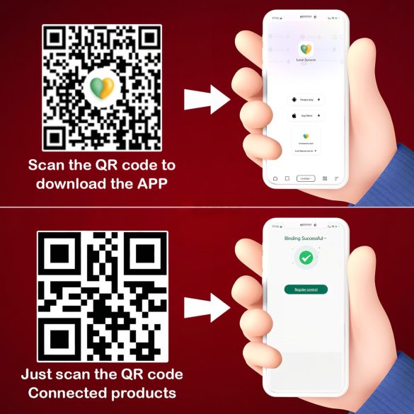 AlvUp - anální vibrátor s aplikací - silikon - černý