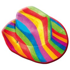 Pride - kovbojský klobouk - duhový