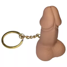  Diverty - přívěsek na klíče s penisem - přírodní barva