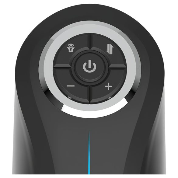 JamyJob - automatický masturbační strojek - pohyblivý, vibrační - černý