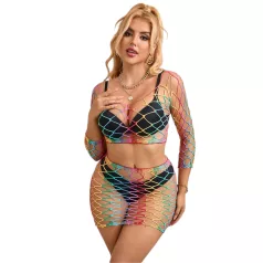 Subblime 952440 - síťovaný komplet - duhový - S-L