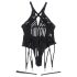 Subblime 954147 - pruhovaný body set - (černý) - L/XL