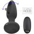 Addicted Toys - anální vibrátor s pohyblivým jazýčkem - černý