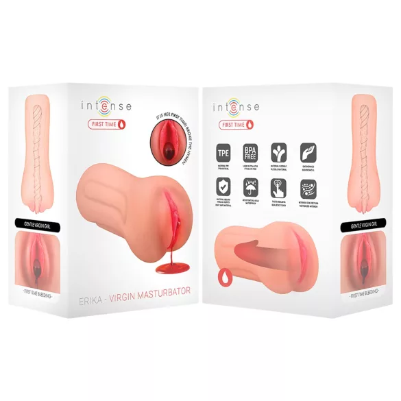 Intense First Time Erica - realistická panna masturbátor - tělová barva