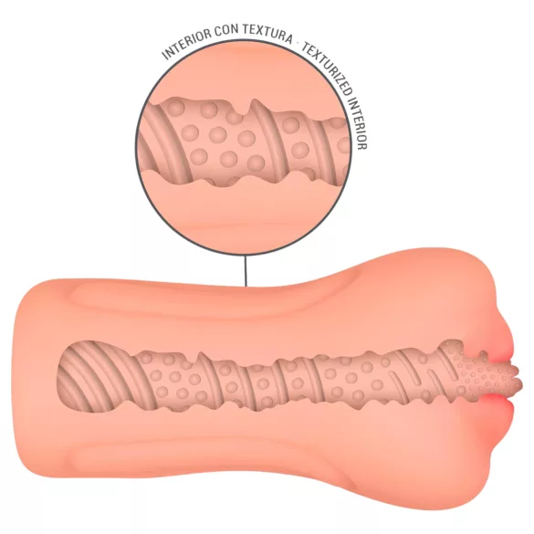 Intense First Time Erica - realistická panna masturbátor - tělová barva