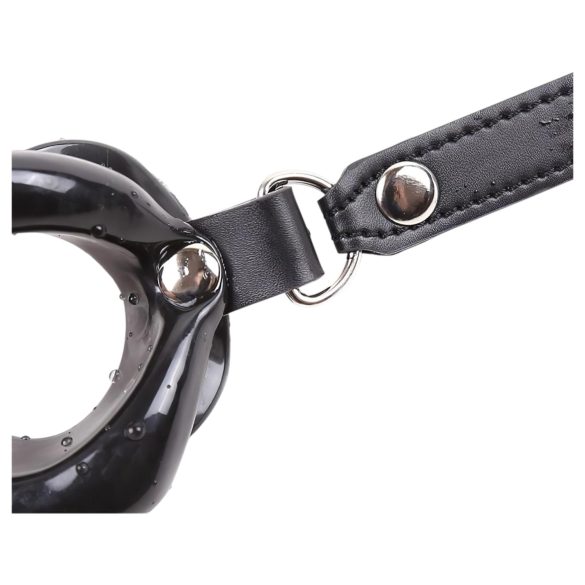 Latetobed - roubík ve tvaru úst - silikon - černý