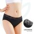Adalet Natura Super - menstruační kalhotky (černé) - L