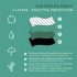 Adalet Natura Super - menstruační kalhotky (černé) - L