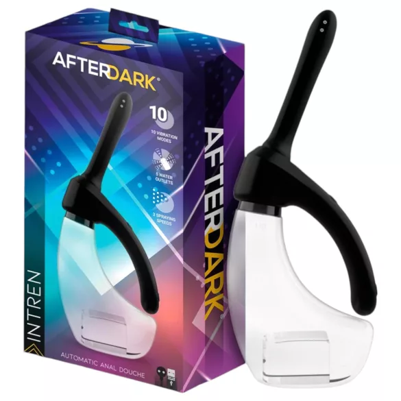Afterdark - automatický vibrační anální čistič - průhledný