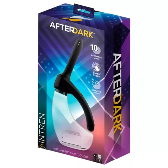 Afterdark - automatický vibrační anální čistič - průhledný