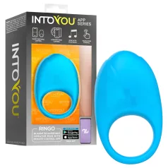   INTOYOU Ringo - chytrý vibrační erekční kroužek s aplikací (modrý)