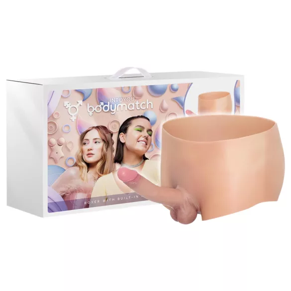 INTOYOU - připínací realistický penis - tělová barva