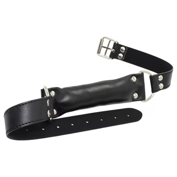 Latetobed - polstrovaný roubík do úst - černý