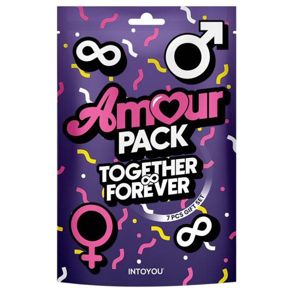 Amour Pack Together - startovací sada s vibrátorem - 7 dílů